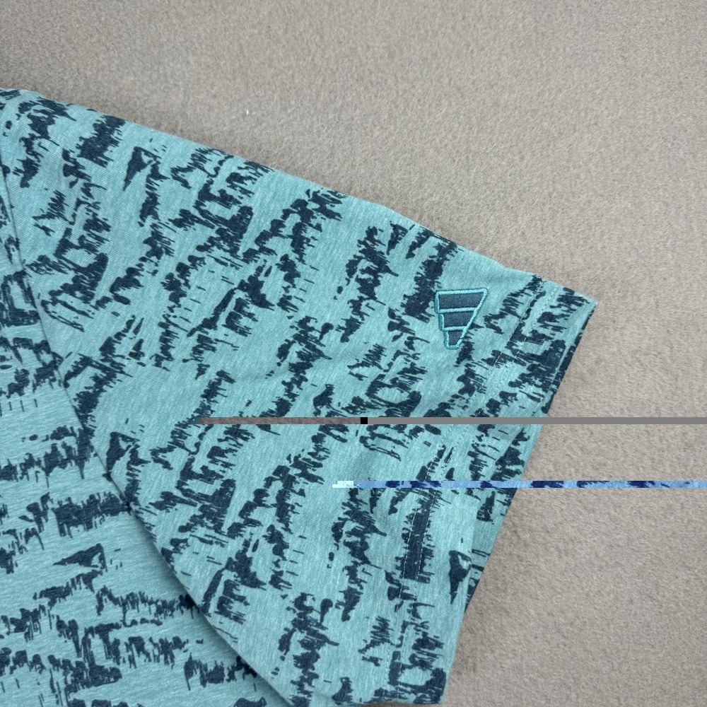 Adidas Go To PRT Polo Shirt Mens XL Arcfus Blue Golf Performance‎ Stretch NWT - Picture 3 of 9